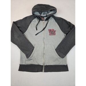 Wiz Khalifa‎ Zip Up Hoodie Gray Black Size Medium Graphic Logo Sweatshirt